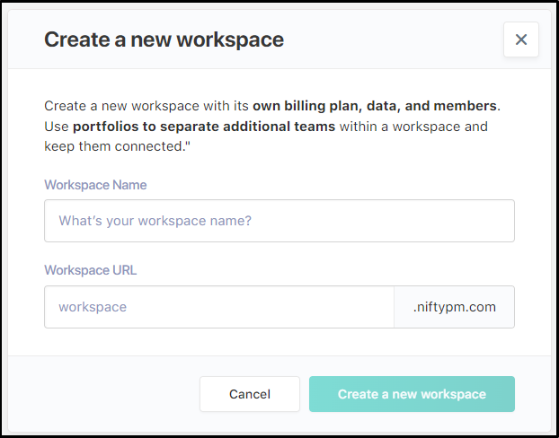 nifty-pm-create-a-workspace