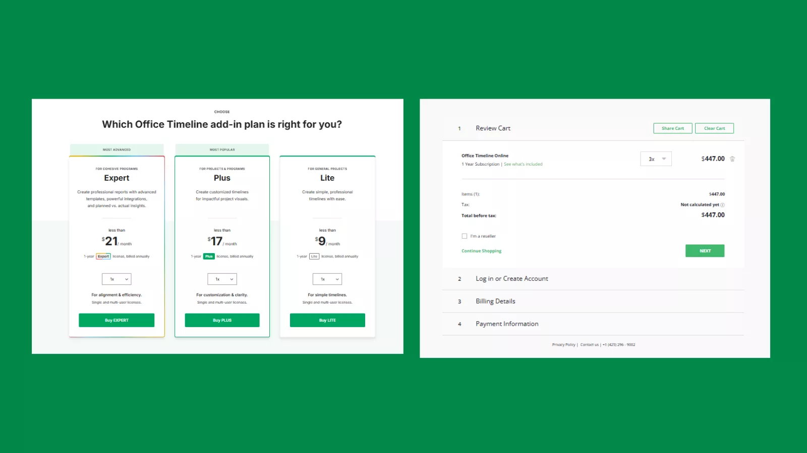 Office Timeline Pricing office-timeline-pricing